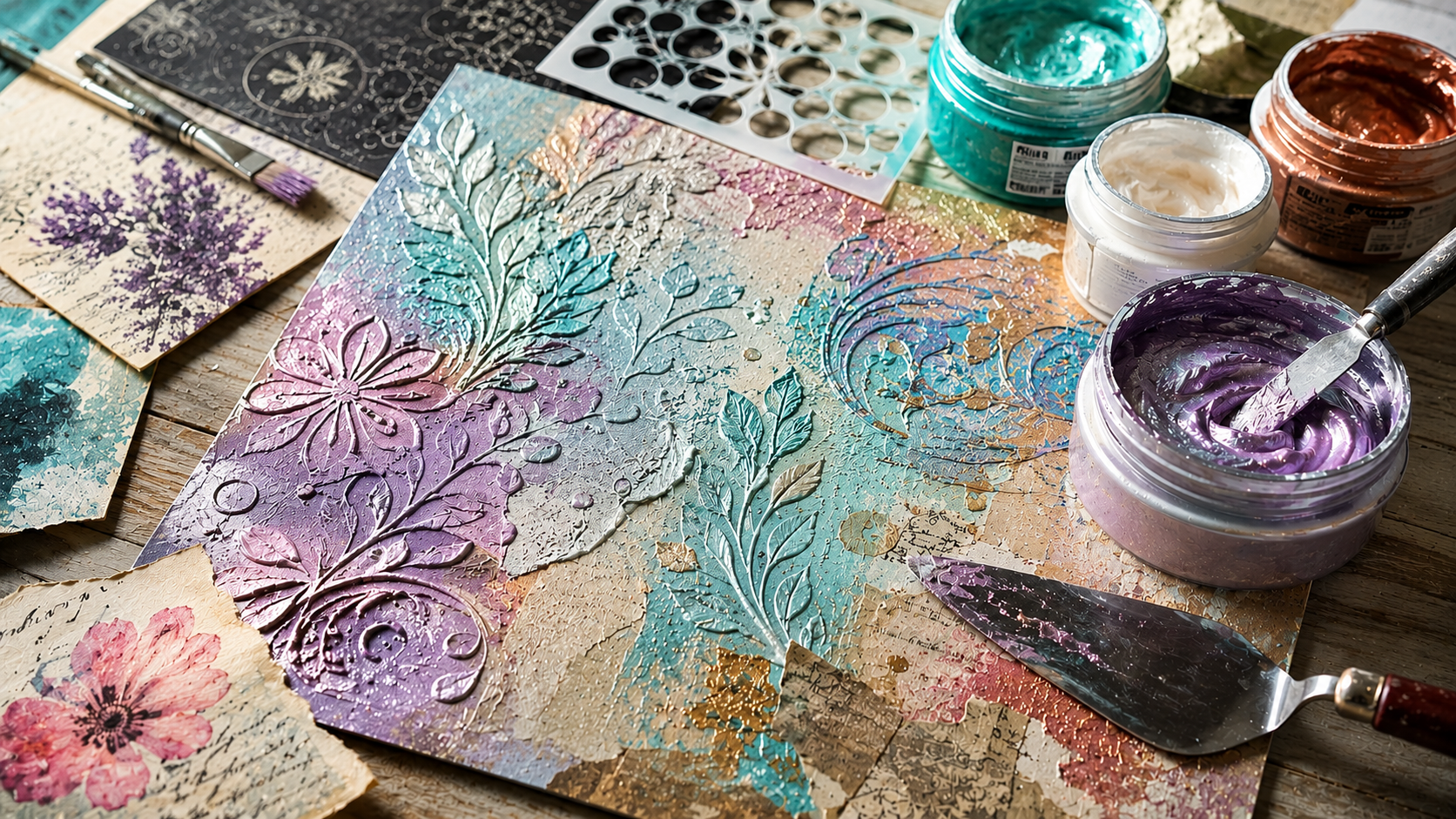 Fühlbare Kunst: Wie Texturen das kreative Hobby neu beleben